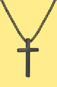 M MOOHAM Cross Necklace for Men